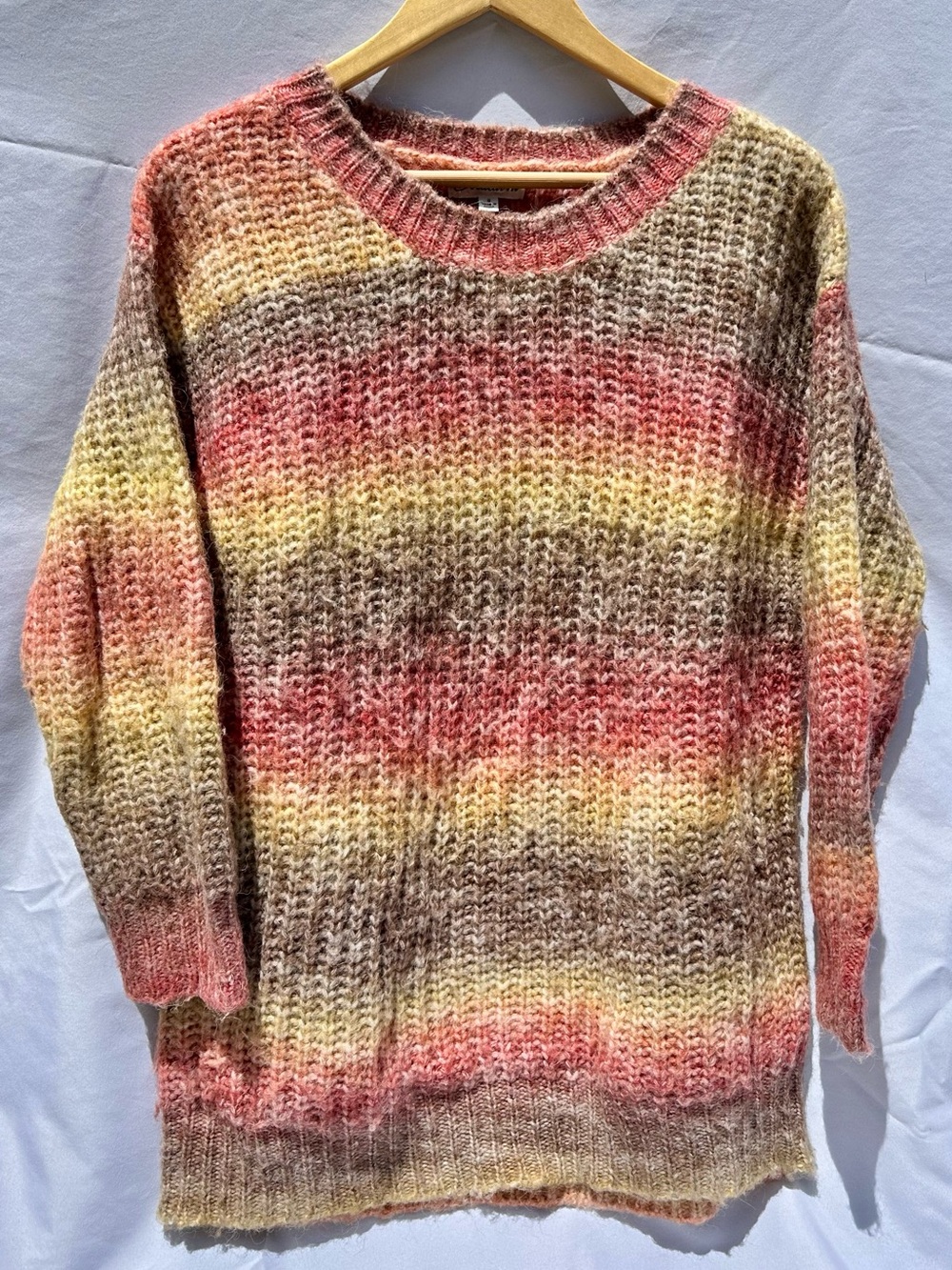Multicolor Striped Knit Sweater - Women